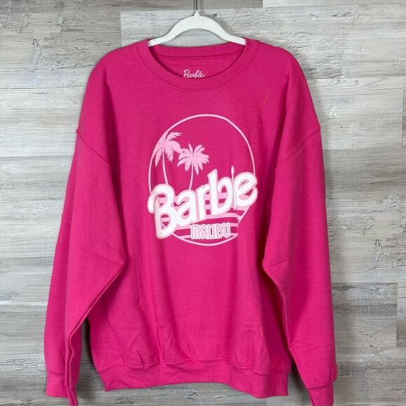 Barbie Tops - Barbie Pink Crewneck Sweatshirt NWOT
